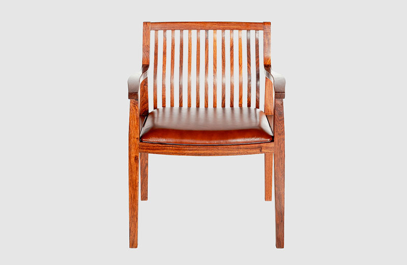 包头中式实木大方椅家具效果图